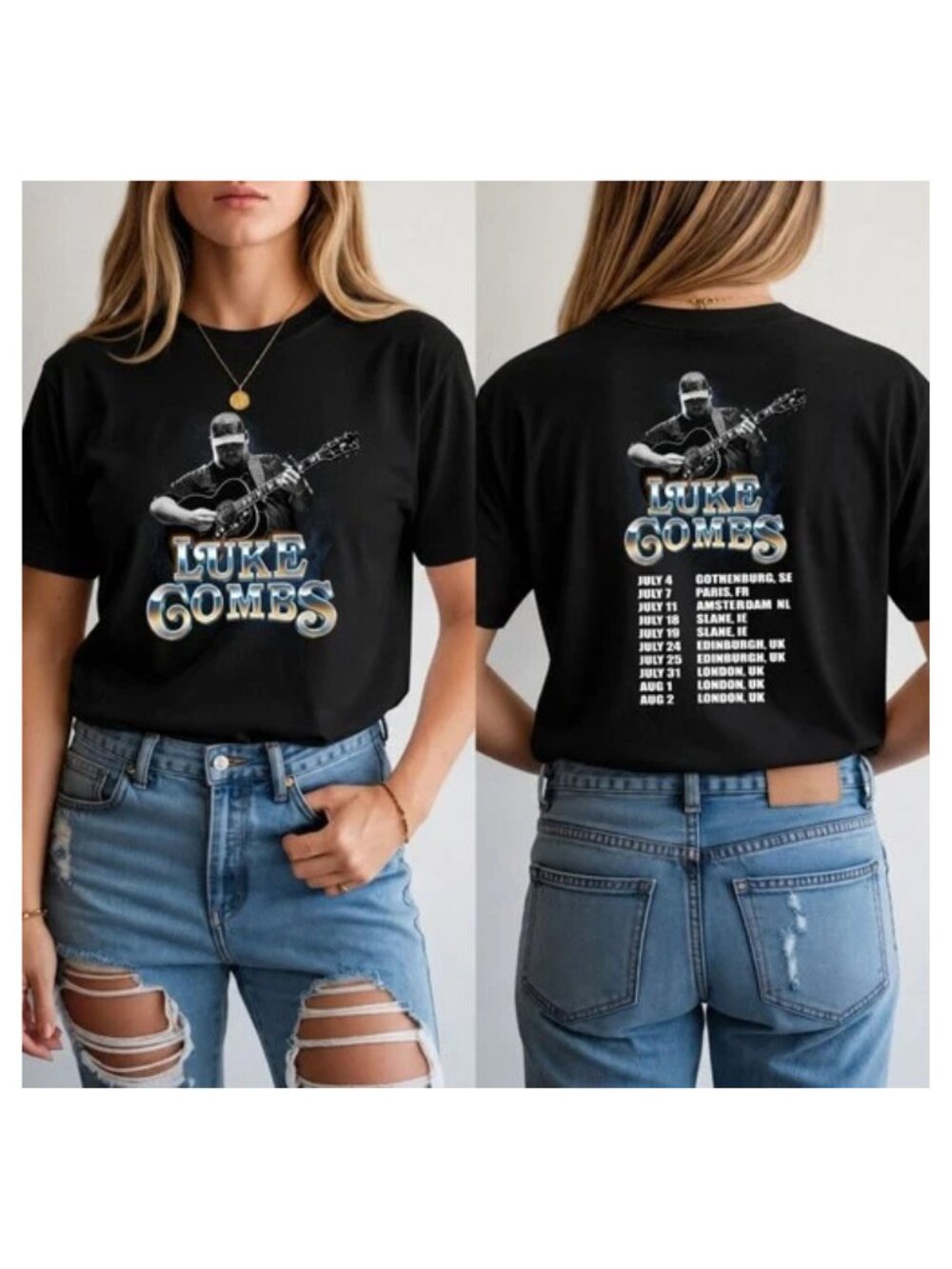 Luke Combs Tour 2026 country Concert Fan Unisex T-shirt Gift